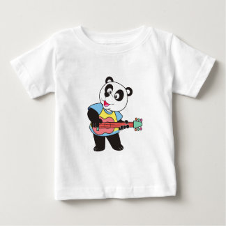 Camiseta "Panda Jam: Adorável Rockstar em Cordas