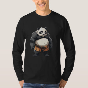 Camiseta Panda Japonês Sumo Wrestler Panda Bear Japonês