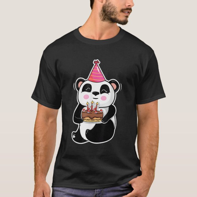 Camiseta Panda Kawaii Panda Bear Py (Frente)