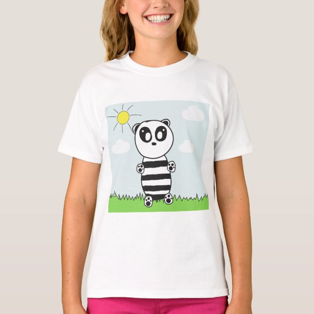 Camiseta Panda Kids (Frente)