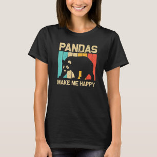 Camiseta Panda Legal Para Homens Mulheres Urso Panda Animal