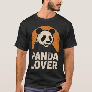 Camiseta Panda Lover Fofa e Relax para Fãs de Anim