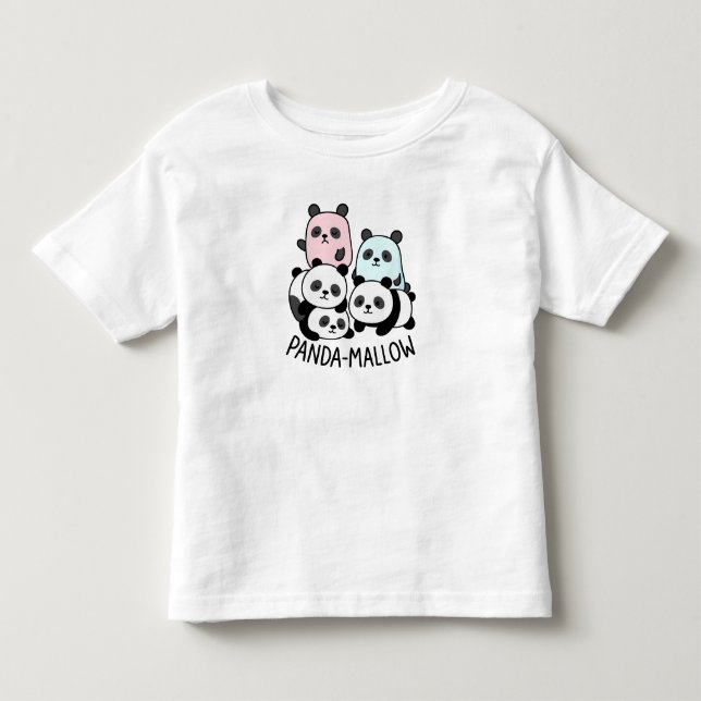 Camiseta Panda-Mallow Stack - Panda do Marshmallow Esquisit (Frente)