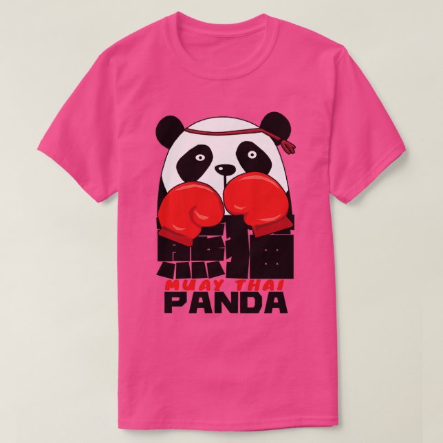 Camiseta Panda Muay Thai (Frente do Design)