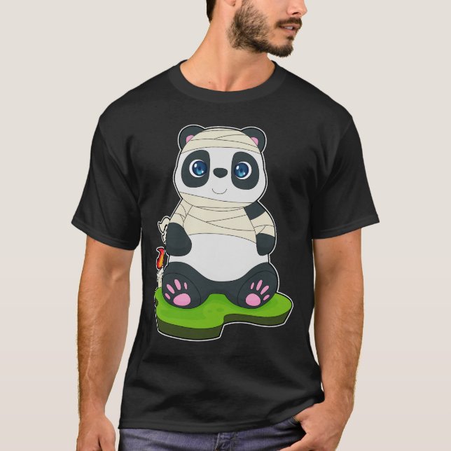 Camiseta Panda Mummy Candle (Frente)
