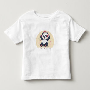 Camiseta Panda Música Fofa