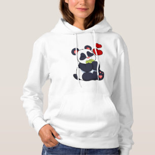 Camiseta Panda na Comida de Folhas