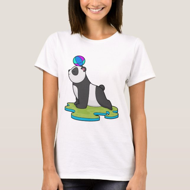 Camiseta Panda na Malhação de Yoga (Frente)