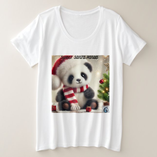 Camiseta Panda Natal (Frente do Design)
