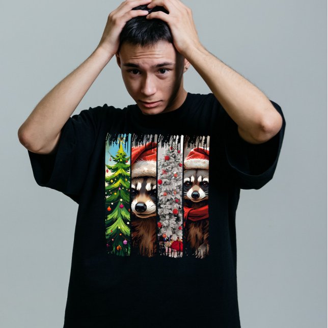 Camiseta Panda Natal Festivo (Criador carregado)