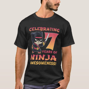 Camiseta Panda Ninja Eu Sou 7 Sete Ninja 7Nd