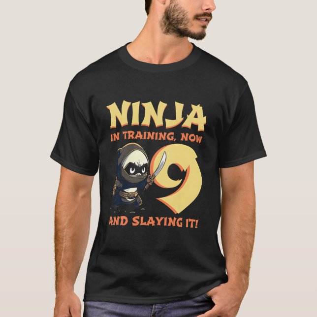 Camiseta Panda Ninja I'M 9 Nine Ninja 9Nd (Frente)