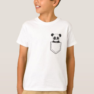 Camiseta Panda no bolso
