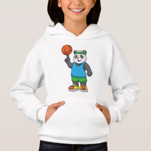 Camiseta Panda no Esporte com Basquete