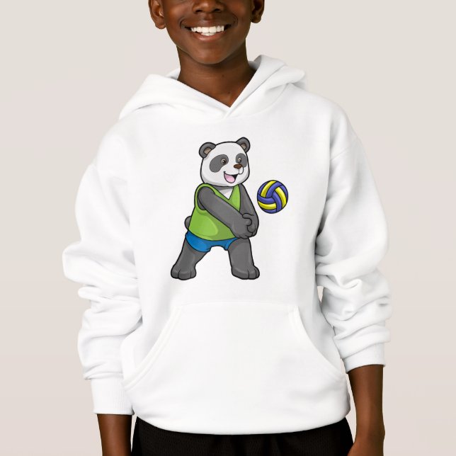 Camiseta Panda no Esporte com Voleibol (Frente)