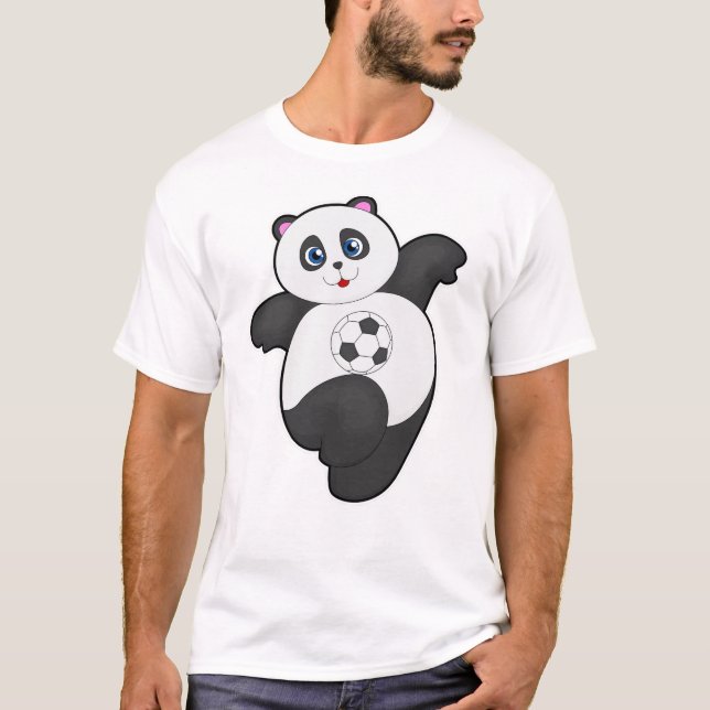 Camiseta Panda no Esporte do Futebol (Frente)