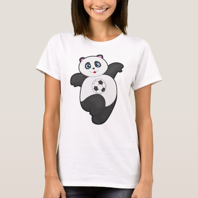 Camiseta Panda no Esporte do Futebol (Frente)