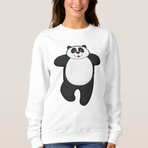Camiseta Panda no exercício de estresse de Yoga