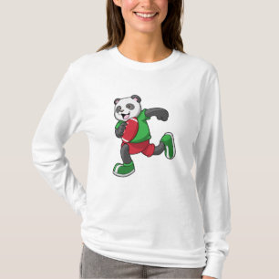 Camiseta Panda no futebol com equipamento