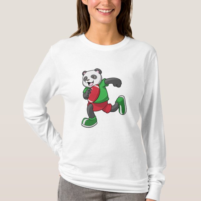 Camiseta Panda no futebol com equipamento (Frente)