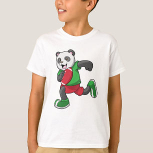 Camiseta Panda no futebol com equipamento