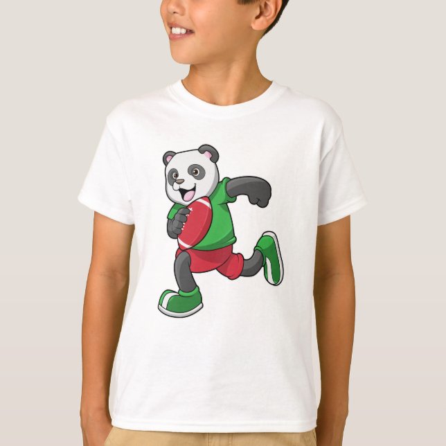 Camiseta Panda no futebol com equipamento (Frente)