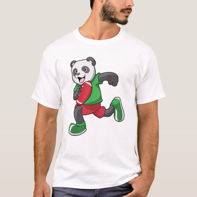 Camiseta Panda no futebol com equipamento (Frente)