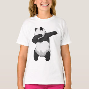 Camiseta Panda no Hip Hop Dance Dab