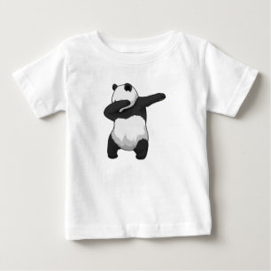 Camiseta Panda no Hip Hop Dance Dab