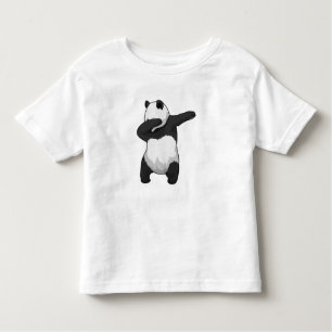 Camiseta Panda no laboratório de dança de salto