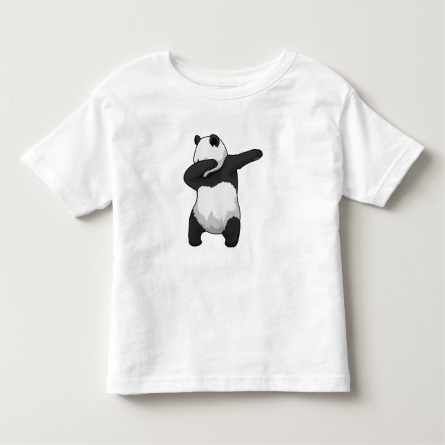 Camiseta Panda no laboratório de dança de salto (Frente)