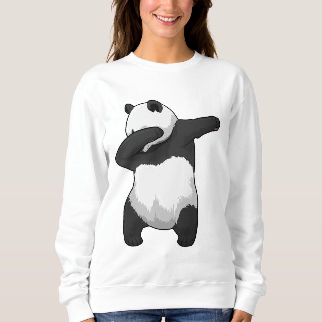 Camiseta Panda no laboratório de dança de salto (Frente)