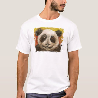 Camiseta Panda no preto para miúdos