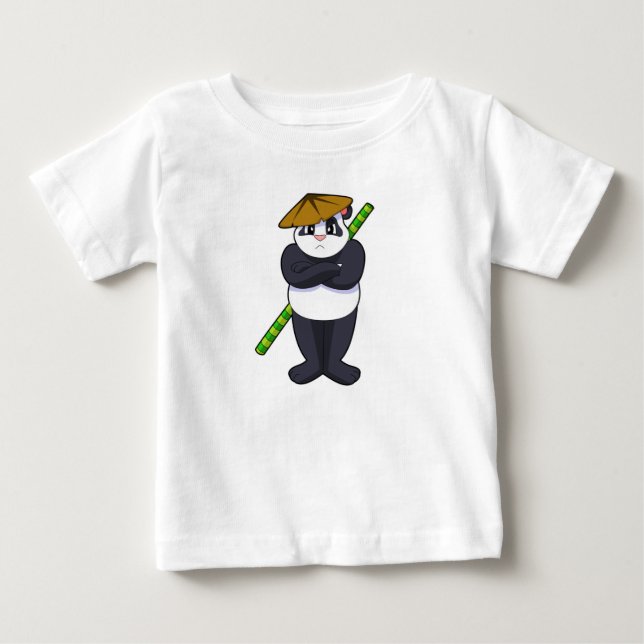 Camiseta Panda no Stick briga Artes Marciais.PNG (Frente)