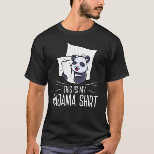 Camiseta Panda Oficio Dormir Naufrágio