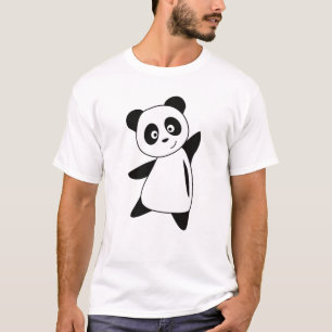 Camiseta Panda Panda Bear Crianças Doce Animais