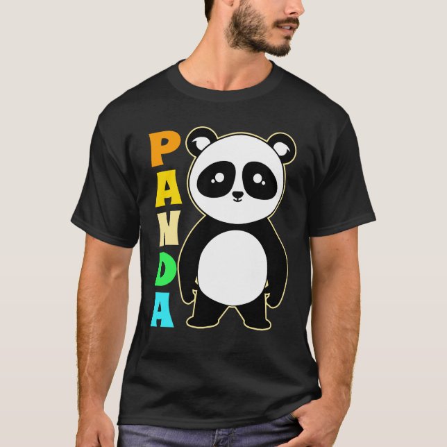 Camiseta Panda - Panda Gigante de Urso de Panda (Frente)