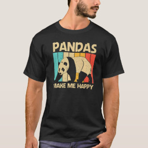 Camiseta Panda Para Homens