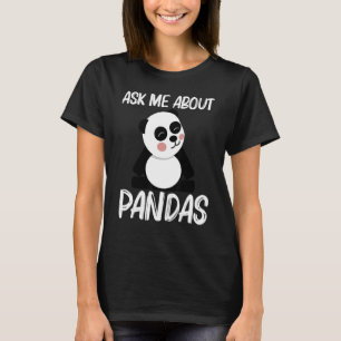 Camiseta Panda Para Homens, Black White Bear Cub