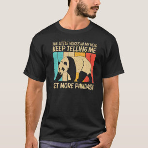 Camiseta Panda Para Homens Mulheres Urso Panda Animal