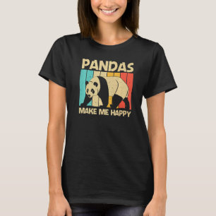 Camiseta Panda Para Homens Mulheres Urso Panda Animal