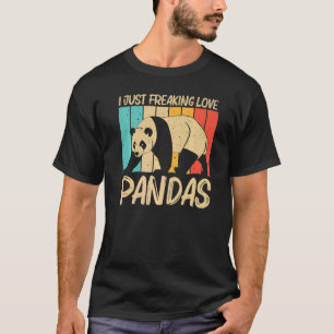 Camiseta Panda Para Homens Mulheres Urso Panda Animal 2