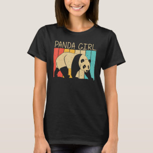 Camiseta Panda Para Meninas Mulheres Panda Bear Animal