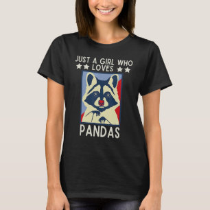 Camiseta Panda Para Meninas Mulheres Panda Bear Animal