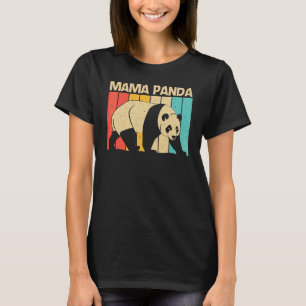 Camiseta Panda Para Mulheres Meninas Panda Bear Animal