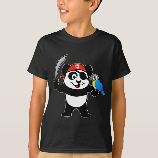 Camiseta Panda Pirata (Frente)