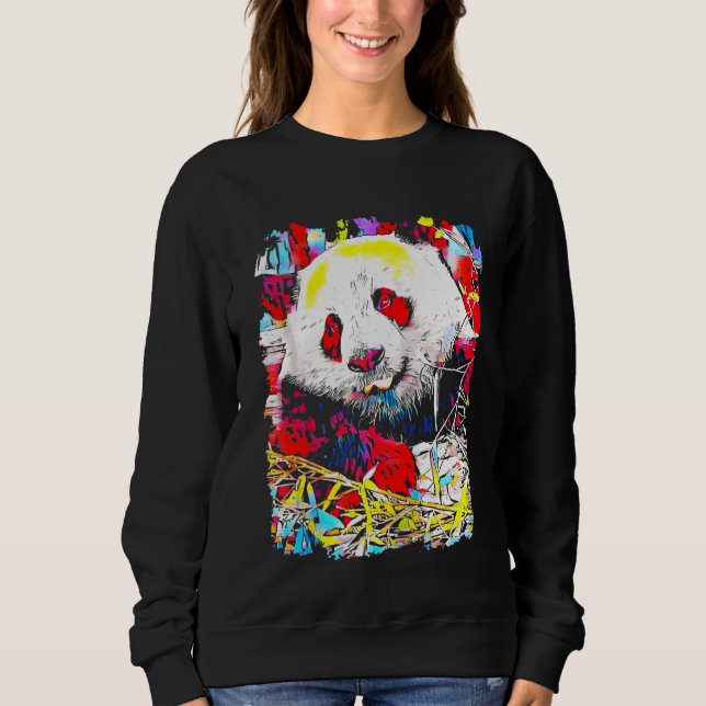 Camiseta Panda Pop Art (Frente)