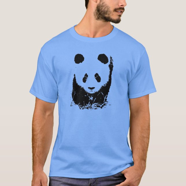Camiseta Panda Pop Art (Frente)