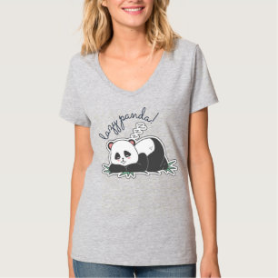 Camiseta Panda preguiçosa