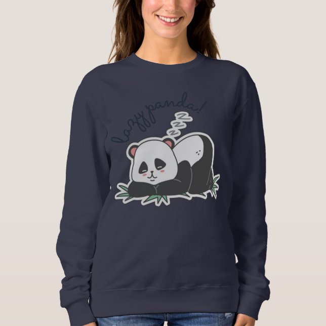 Camiseta Panda preguiçosa (Frente)